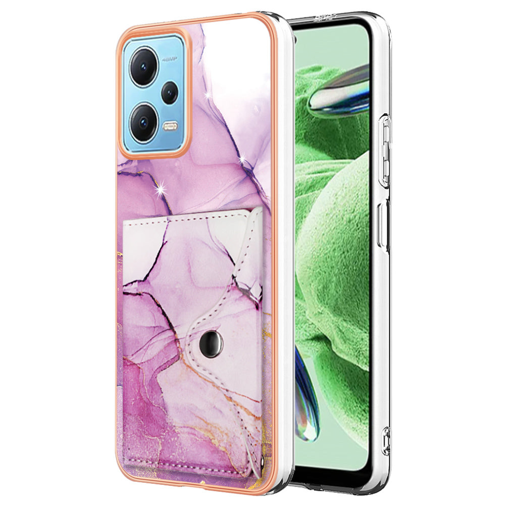 YB Leather Coating Series-9 for Xiaomi Redmi Note 12 5G (Global) Case Kickstand IMD Card Slot PU+TPU Cover YB Leather Coating Series-9 for Xiaomi Redmi Note 12 5G (Global) Case Kickstand IMD Card Slot PU+TPU Cover